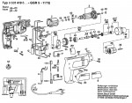Bosch 0 601 419 603 Gsr 5-11 Te Screwdriver 220 V / Eu Spare Parts